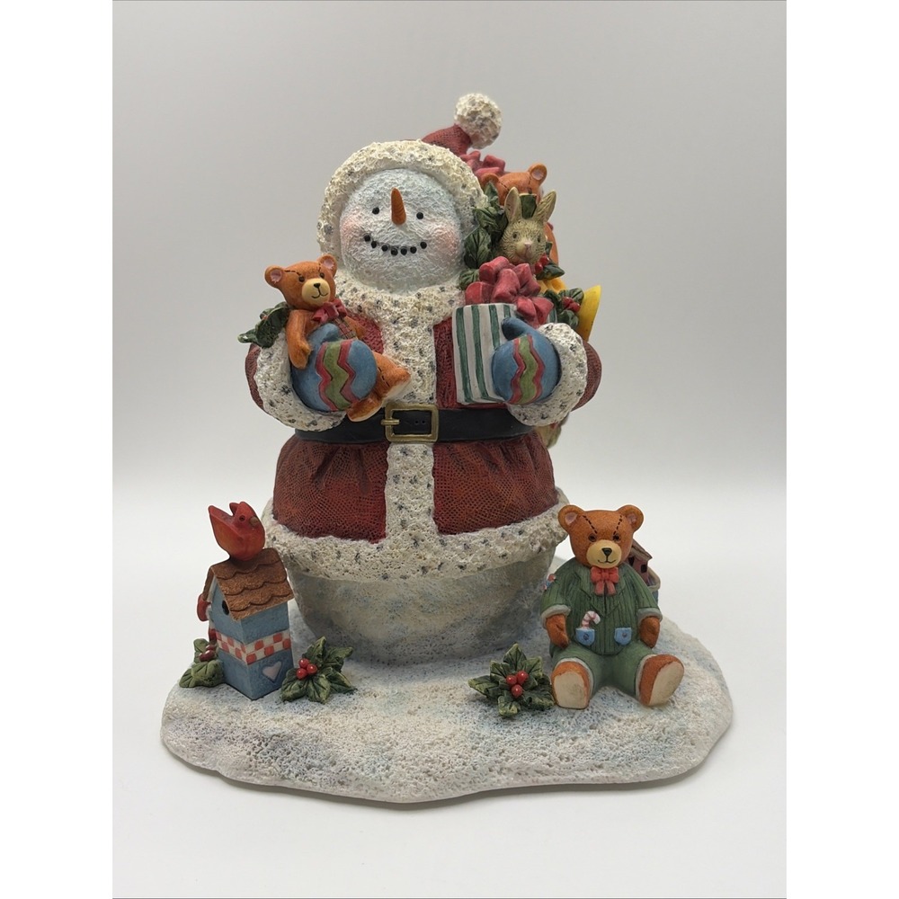 Vintage Susan Winget Sam's Magical Pack First Edition 2001 Snowman Christmas Box